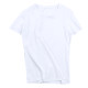 White t-shirt women's summer style pure white short-sleeved cotton body blouse casual t-shirt solid color front shoulder American white body