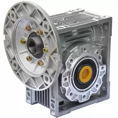 NMRV worm gear reducer RV40 50 63 75 90 worm gear aluminum shell small reducer right angle