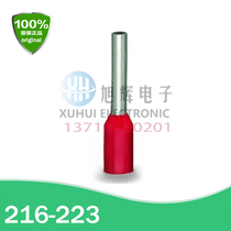WAGO Germany Wankeo 216-223 1 square with sheathed cold-pressed terminal Tube Terminal red 100