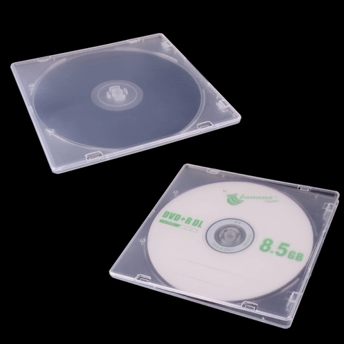 CD -пластиковая коробка может быть вставлен с крышкой CD PP Box 12*12CM DISC Box/Single -Piece Transperent Film CD Box