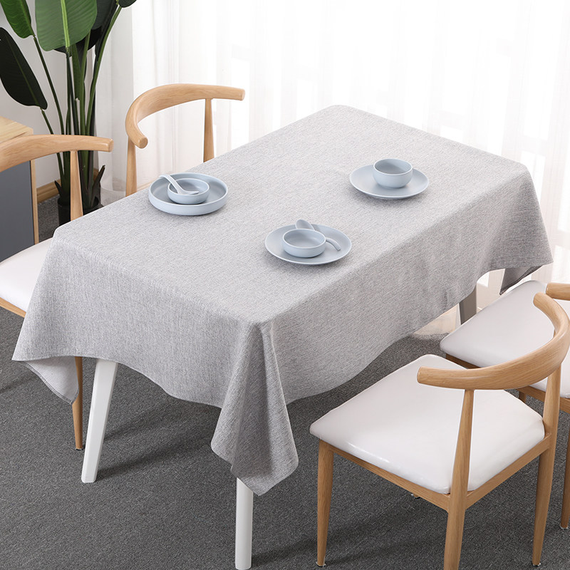 Nordic cotton and linen small fresh tablecloth household rectangular coffee table tablecloth square tablecloth cloth ins style - Taobao