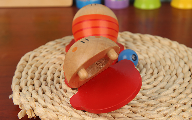 Orff nhạc trẻ em bộ gõ bằng gỗ đúc động vật cá tay vỗ tay giáo dục sớm đồ chơi nhạc cụ được bán riêng do choi am nhac cho be