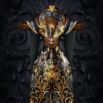  Emperor Jue Trace * Lion Paradise*Cirque du Soleil Colosseum Retro animal tie Lion Elephant Business formal male