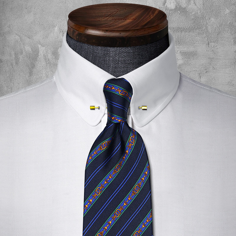 (Swap Season Processing) Floating Palace Phantom Male Retro Tie Men's Fashion Business Casual Fashion Real Silk Gift Box