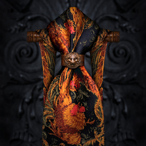  Youji Douxiao Quintessence oil painting Retro tie Mens formal business casual fashion Mulberry silk silk gift box