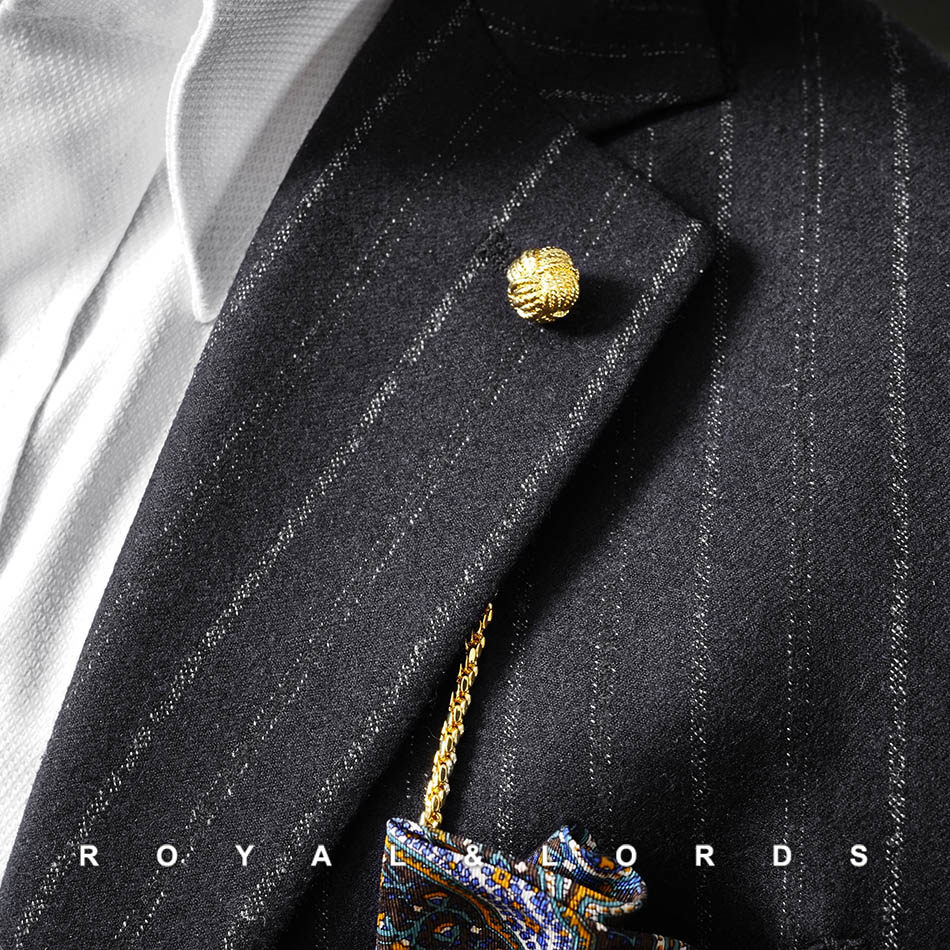 Emperor's trace * Caesar Garland * original pure copper Lapel Chain brooch collar Chain barge head Chain Flower eye arrangement