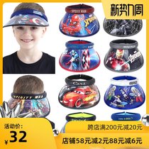  Childrens empty top hat South Korea winghouse baby sunshade sun sunscreen hat Boy no top cool hat