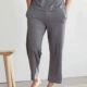 Y tá nhỏ pyjama quần tây nam mùa hè mỏng lỏng lẻo phương thức sọc lớn quần âu mặc nhà JZK001 - Quần tây