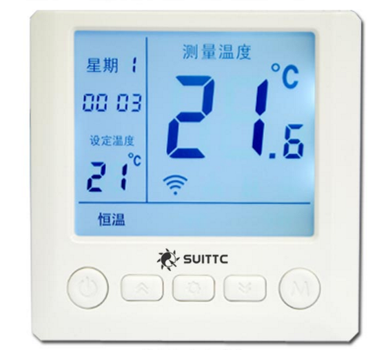 Korean module large screen electric floor heating WIFI thermostat mobile phone APP remote control switch - Youjia 8729