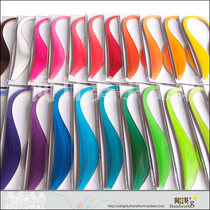 47cm monochrome derived paper strips 3mm 90g American fluorescent paper 60 flower rolls special 24 color selection full 68