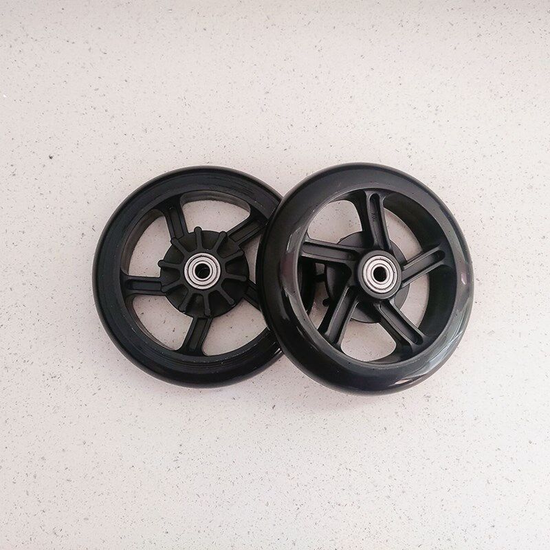 baby walking artifact universal accessories mute rear wheel wear-resistant wheel doll car rubber wheel front wheel rear wheel