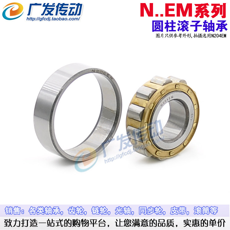 Cylindrical cylindrical roller bearing N 212213214215216217218219 220EM