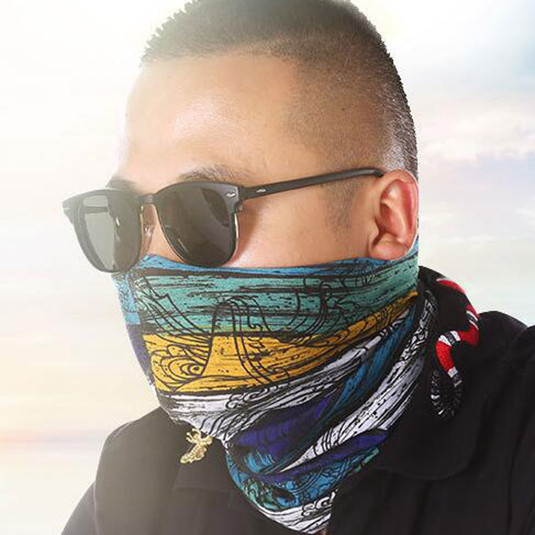 Ski face protector changing turban magic turban scarf neck collar neck thin sunscreen mask riding face towel neck protector