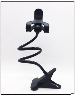 Universal Hose Cell Phone Holder Desktop Bedside Bracket Cantilevered Alligator Clips André Versatile Watching Movie Fiction