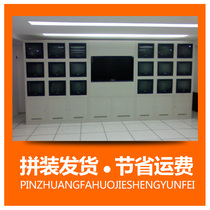 Monitoring and security TV wall cabinet large screen splicing customized 22-inch 42-inch 50 seamless splicing screen bracket customized