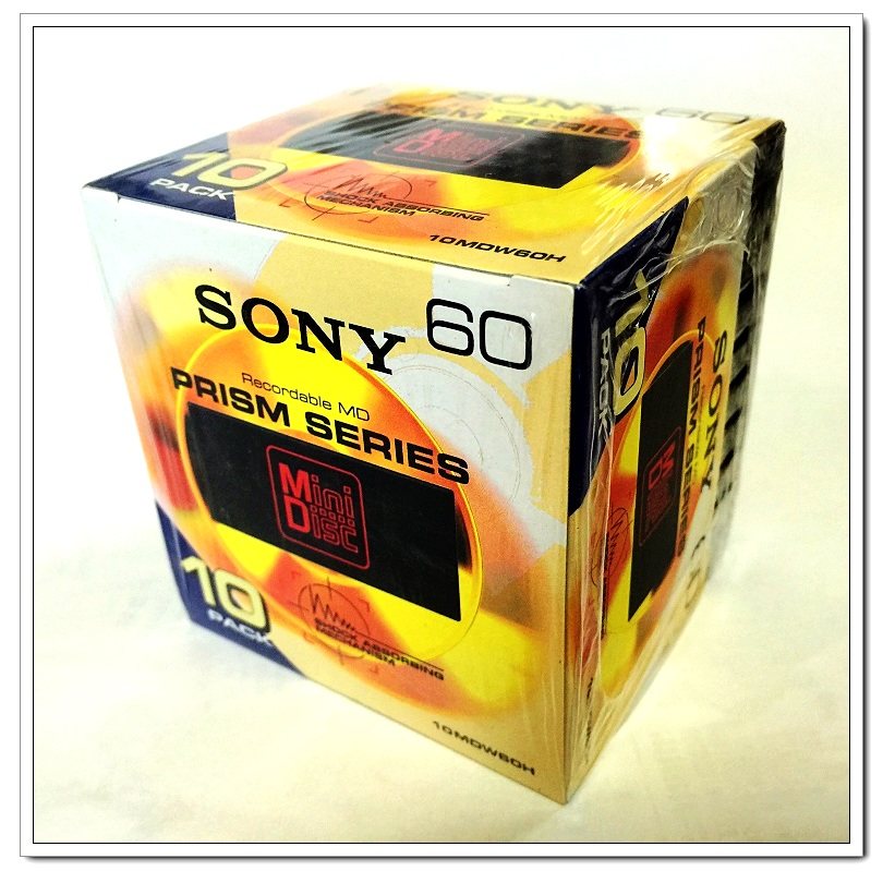 Sony Sony PRISM SERIES Prism Black Gold disc MD disc md blank disc md recording disc blank disc