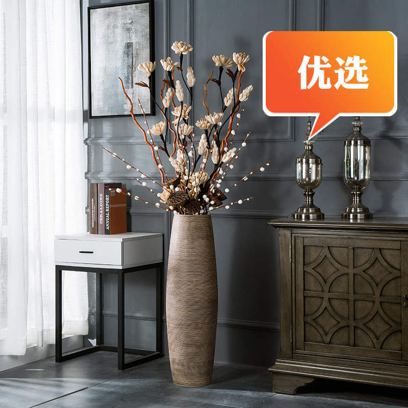 Floor Standing Large Vase Light Luxury European Style Living Room