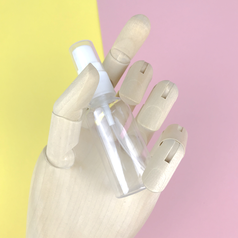 Spray bottle 50ml carry-on can be filled with alcohol disinfectant mist spray can only portable with 30ml spot direct sale