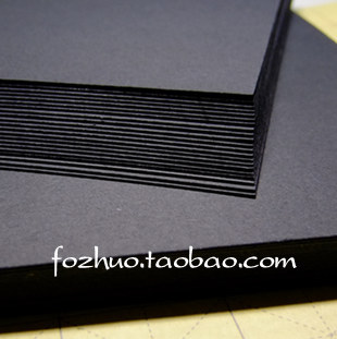 Import blank postcard hand-painted cardboard DIY cards 24 pieces into 15X10 300g black cardboard