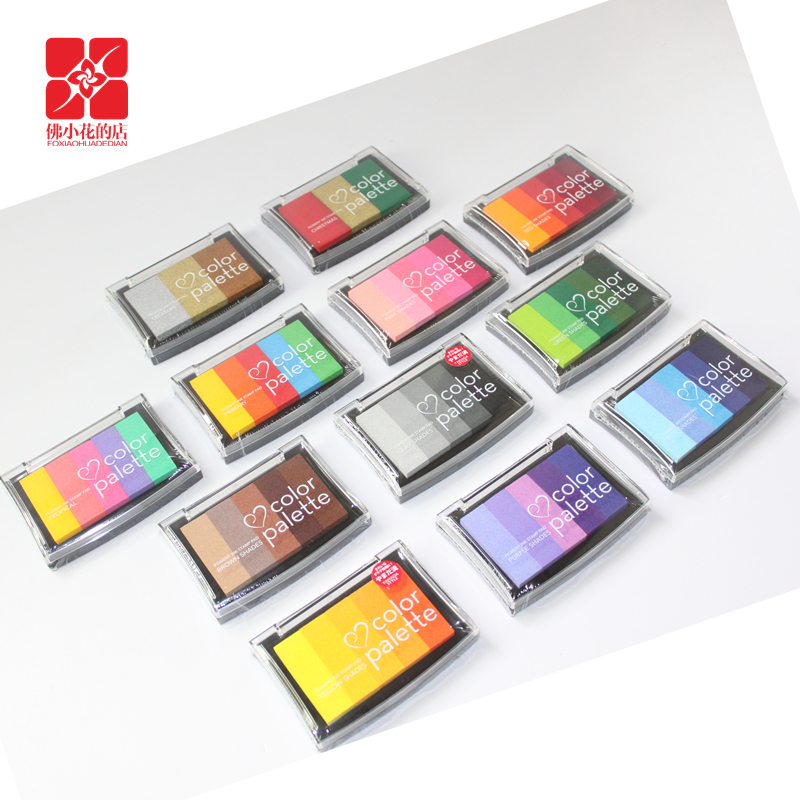 Tsukineko CP asymptotic printing of Japanese lunar cat Color Palette Five-colour Gradual Floors