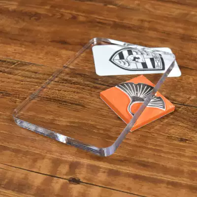 15x10x1cm Heat shrinkable sheet Rubber stamp tool 180g Acrylic handle Safety rounded corners High transparent