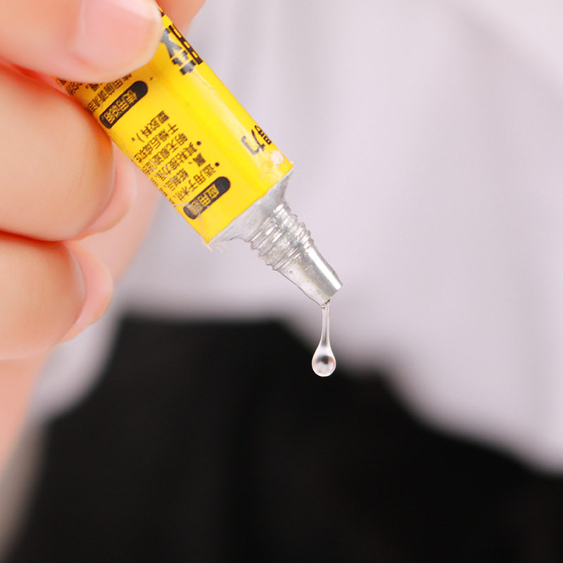 Deli Universal Rubber Waterproof Flexible Transparent Wood Handle Rubber Chapter Handle glue