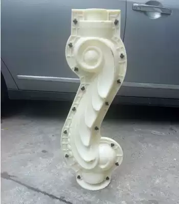 Factory direct European cement components Roman column mold prefabricated seahorse balcony vase plastic steel building railings