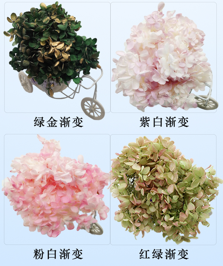 Hoa vĩnh cửu hoa cẩm tú cầu khô tự làm vật liệu gói vòng nhẫn hộp vòng hoa treo xe hoa tươi thật cô dâu cô dâu - Nhẫn nhẫn bạc nữ