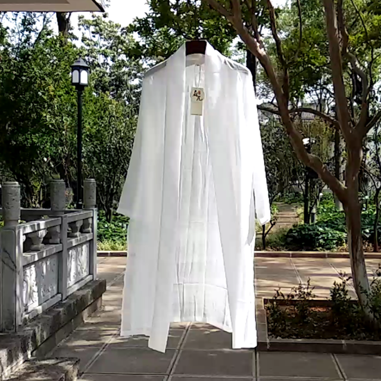 Summer Chinese original Hanfu men's Tang dress Chinese style summer thin coat sunscreen shirt cape antique long shirt trench coat