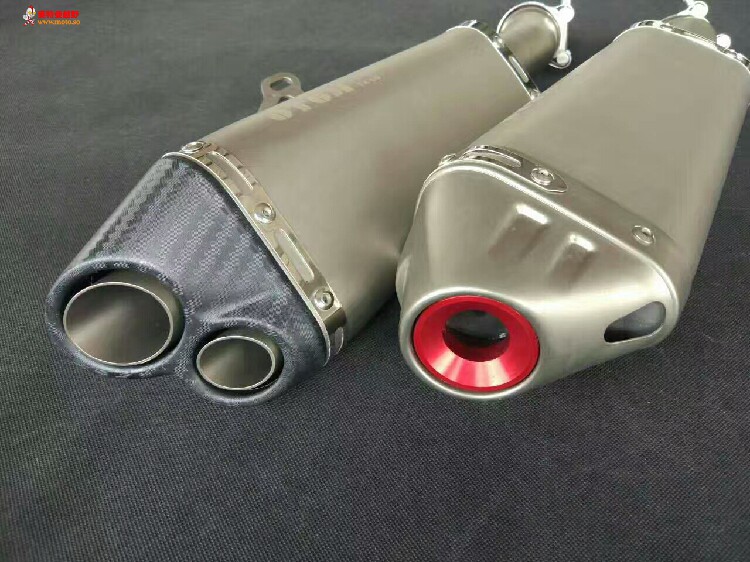 Huayang T2 T4 T6 Hailing off-country motorcycle accessories OTOM modified all segment stainless steel back pressure exhaust