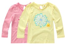 Yellow Duckling Spring Autumn Long Sleeve Full Cotton T-Shirt Special Price Clearance