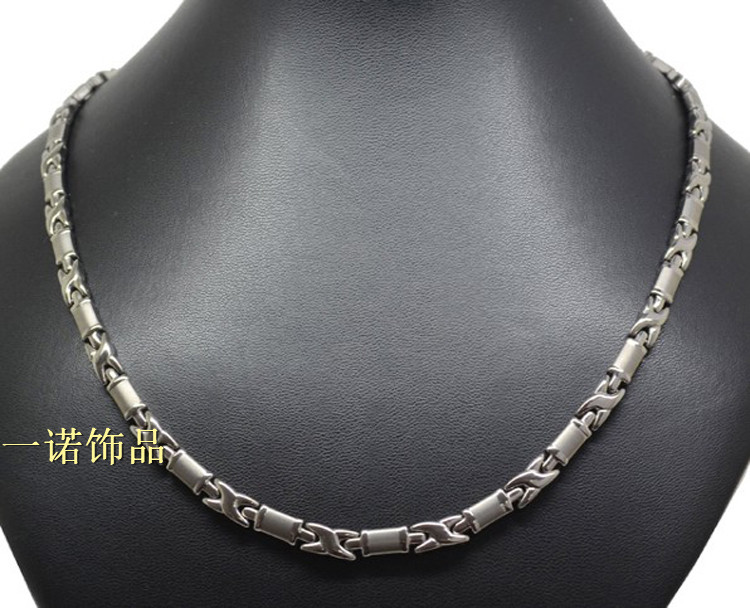 Japan MOMO pure titanium necklace conical germanium magnetic therapy health care energy anti-radiation anti-static anti-fatigue necklace