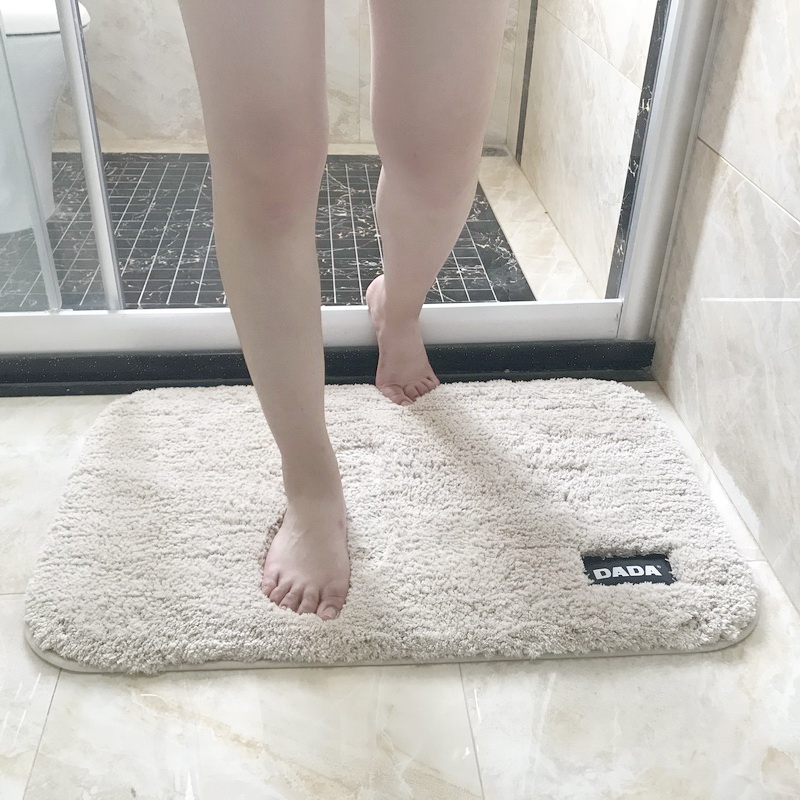 Dada sàn mat cửa mat mat cửa chống trượt mat rắn màu hấp thụ phòng tắm mat phòng tắm mat có thể được giặt bằng máy - Thảm sàn xốp trải sàn 60x60