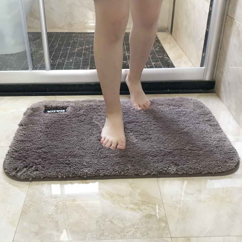 Dada sàn mat cửa mat mat cửa chống trượt mat rắn màu hấp thụ phòng tắm mat phòng tắm mat có thể được giặt bằng máy - Thảm sàn xốp trải sàn 60x60