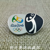 Olympic sports badge Volleyball Beach volleyball swimming sailing triathlon Olympic badge pin