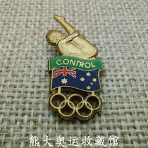 2000 Sydney Olympics Australian Equestrian Diving Team Badge Olympic Center Torch Badge