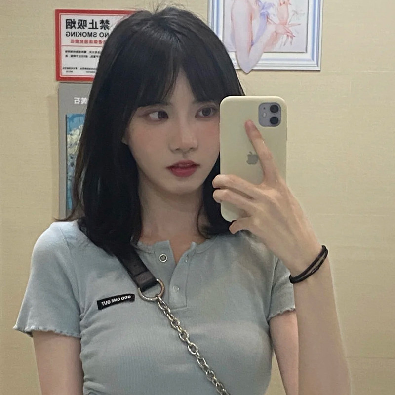 Long hair and summer comics in wigs, red natural teenage girl temperament in full head sleeve jk roleta wig