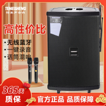 TMS JT 10 - 66 Outdoor high power K - Song Square dance sound portable mobile Bluetooth live performance speaker