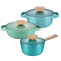 South Korea imported multi-functional open flame induction cooker gas universal soup pot milk pot double-handled soup pot hot pot stew pot