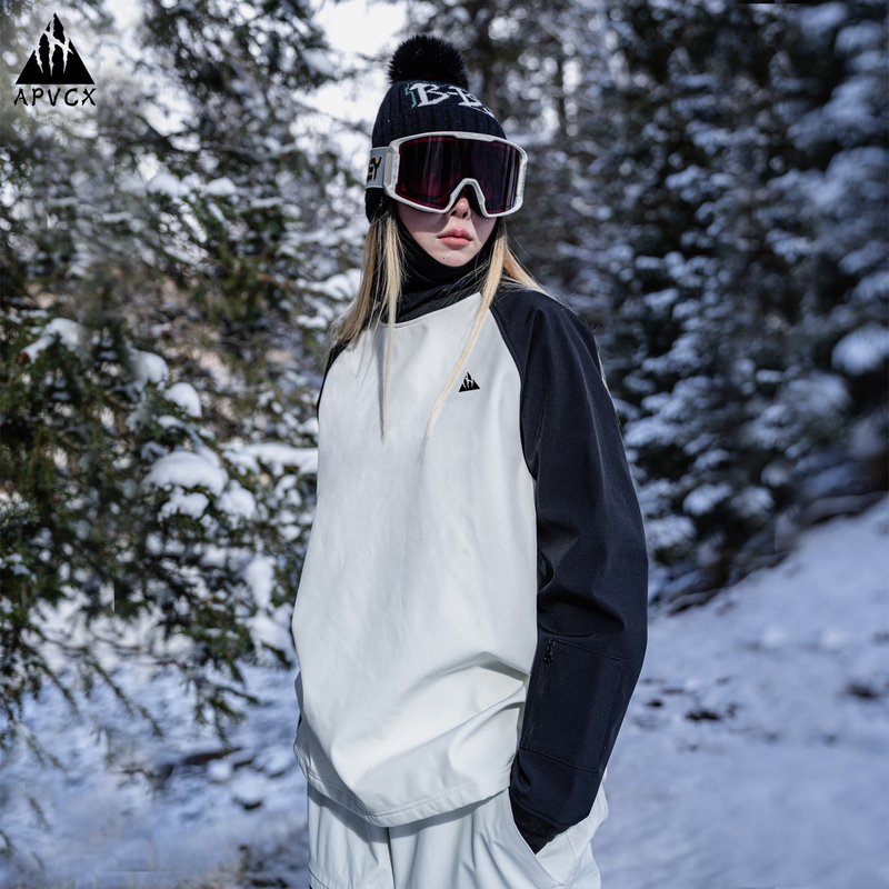 [Waterproof 20,000] Apvcx Ski Jacket Indoor Skiing Thin Ski Jacket Waterproof Ski Sweatshirt