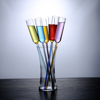 Creative beach cup cocktail cup colored glass champagne cup ສ່ວນບຸກຄົນ internet celebrity cup combination set bar ktv