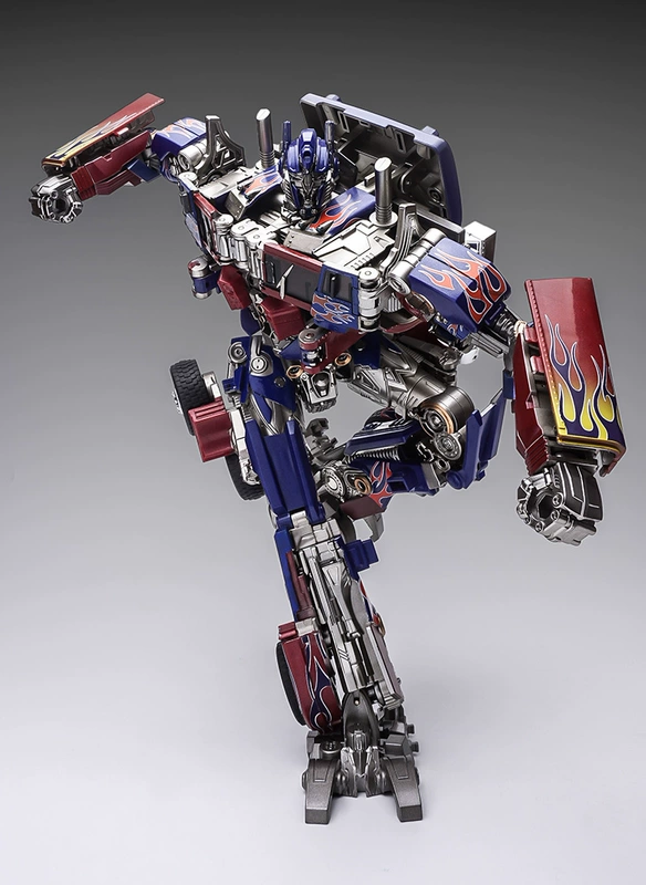 Wei sẽ hợp kim ong ong Optimus SS cột táo đen đầu phẳng biến dạng đồ chơi mô hình kim cương robot - Gundam / Mech Model / Robot / Transformers