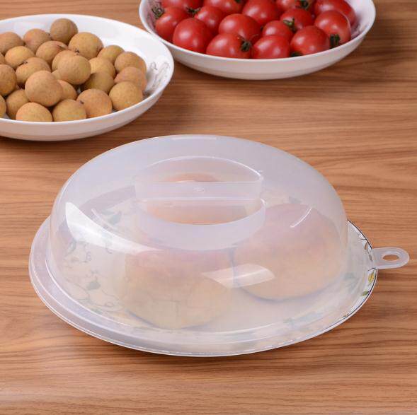 South Korea Microwave Oven Special Case Bowl Cover Bowl cover Anti-oil cover Heating lid Cover Plastic round preservation box lid