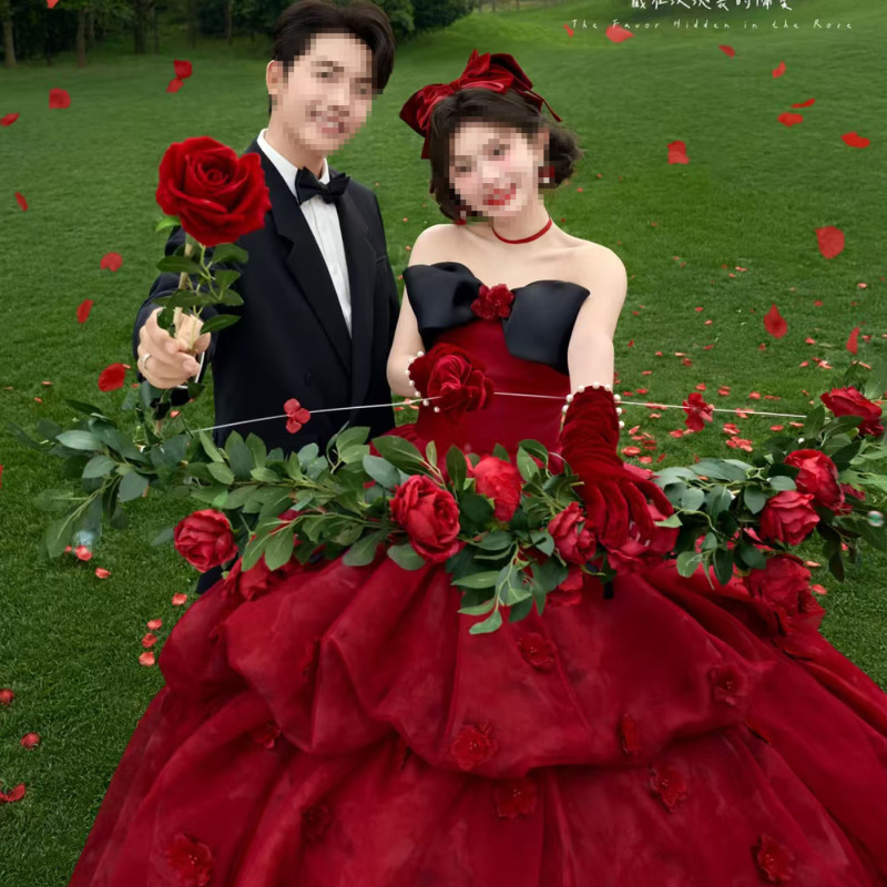 Wedding Photography Props Balloons, Runaway Princess Photo Props, High-End Outdoor Shooting Props, Rose Bow and Arrow Wedding Photography Props Balloons, Runaway Princess Photo Props, High-End Outdoor Shooting Props, Rose Bow and Arrow