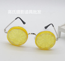 Photography props Photo studio shooting funny modeling lemon film glasses personality female creative photo trumpet childrens photo