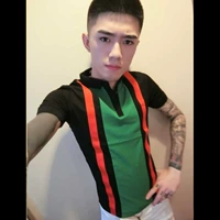 Thắt lưng nam 8 cửa hàng mùa hè mới áo sơ mi polo ngắn tay nhanh tay lưới đỏ anh em khỉ với quần áo nam xã hội - Polo áo polo nam đẹp