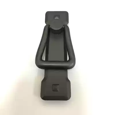 Black handle modern simple European style whole cabinet door handle retro wardrobe door handle American single hole drawer handle