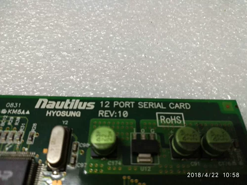 Nautilus Hyosung 12 порта серийная карта Rev: 10 Capture Card