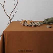 Autumn and winter deciduous maple sugar wedding banquet layout cloth curtain tablecloth Small sweet potato posing background cloth photography props