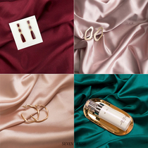 Mercerized cloth Silk photo live background cloth Wedding banquet retro decorative cloth Curtain hanging cloth Jewelry nail art posing